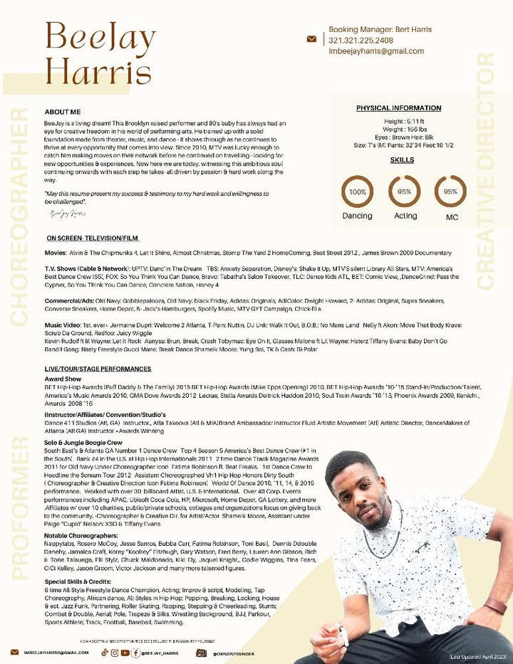 BeeJay Harris Resume BeeJay Harris Resume